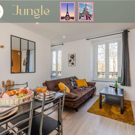 Jungle - Magnifique Appartement Avec Parking Prive - Paris-Disney & Cdg A 25 Minutes Pomponne Dış mekan fotoğraf